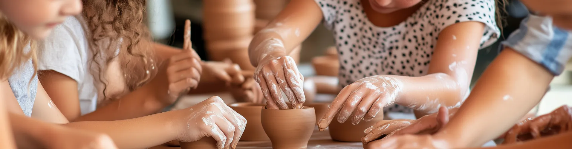 Sculpture atelier argile enfants